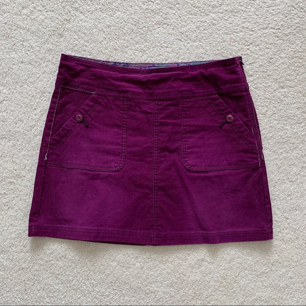 Cute Magenta Corduroy Skirt! Worn Once!